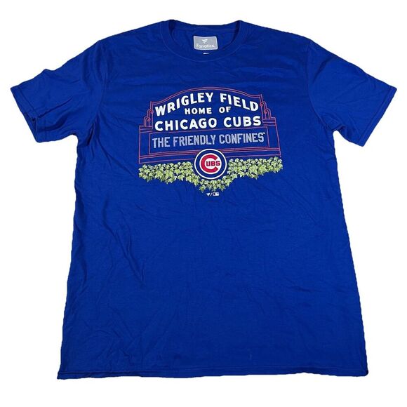 Fanatics Chicago Cubs Wrigley Field Friendly Confines T-Shirt MLB Men's Large - Picture 1 of 5
